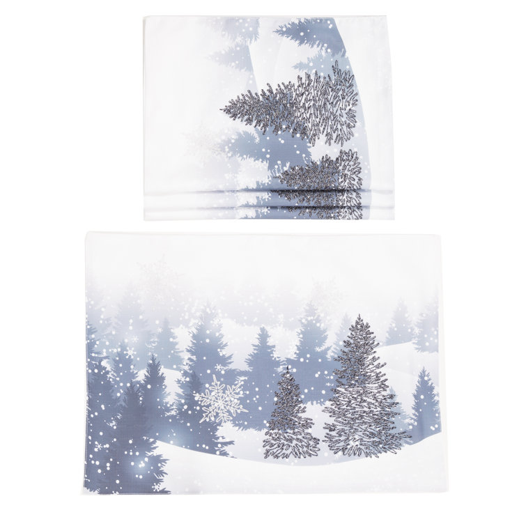 The Holiday Aisle® Wes Winter Wonderland Christmas 20" Placemat